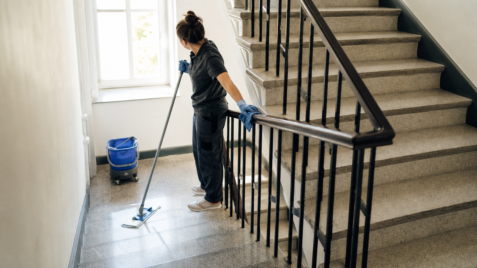 Professionelle Treppenhausreinigung in Berlin